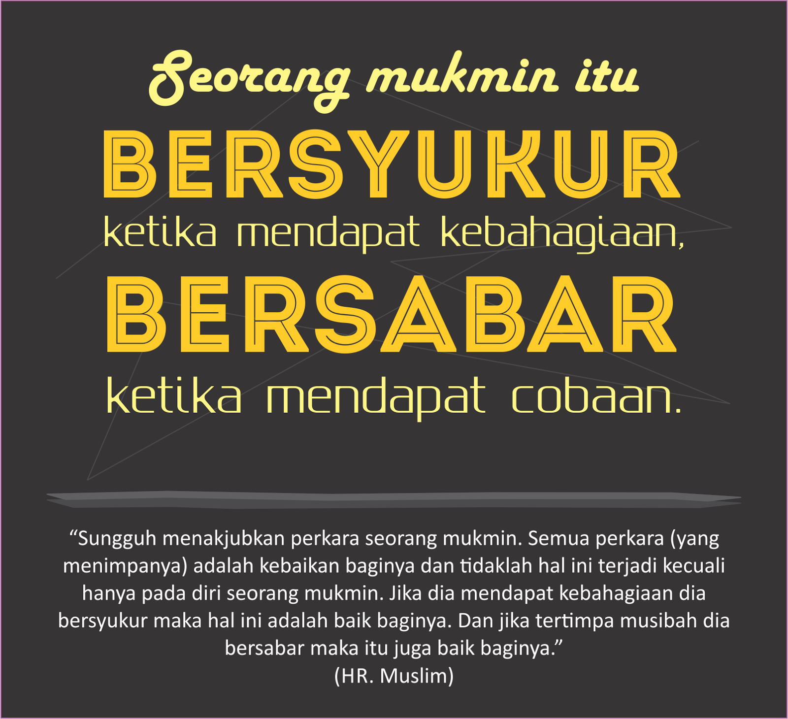 Sabar dan Syukur
